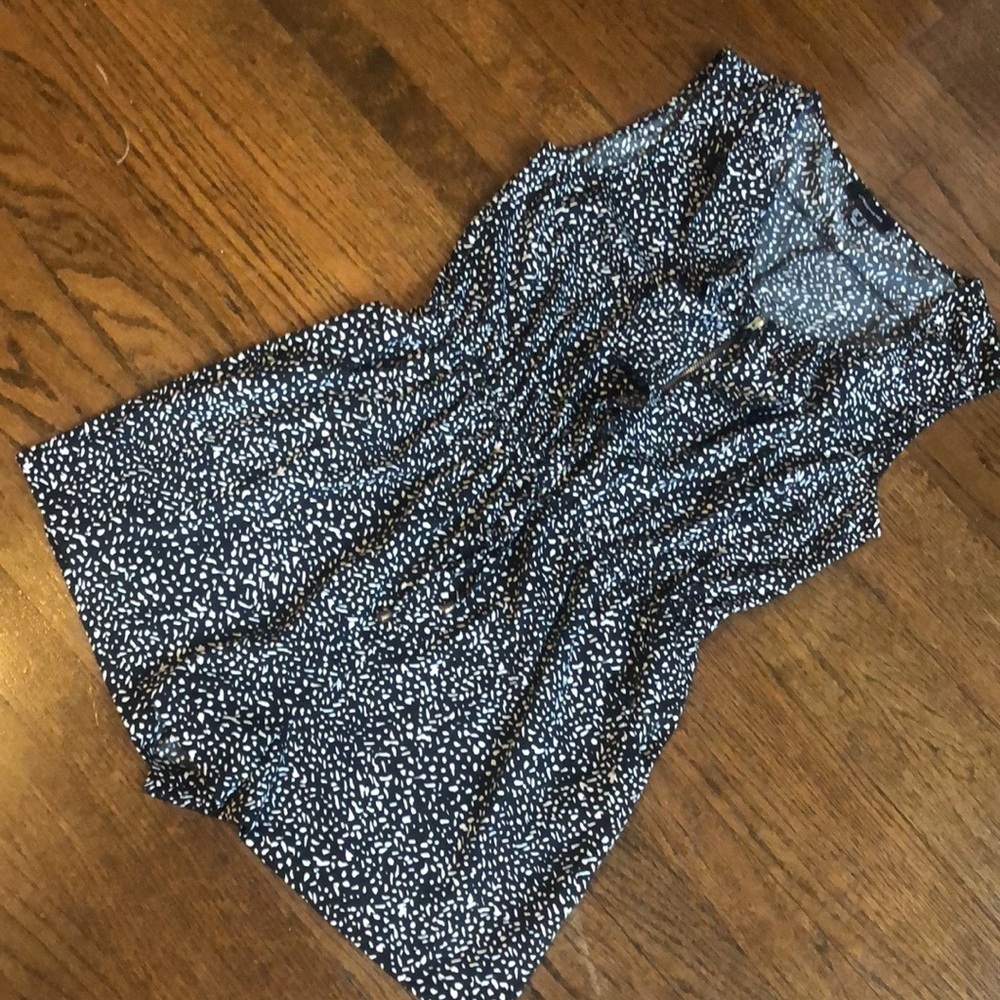 Polka Dot Romper From Atmosphere. Black & White, Size 10